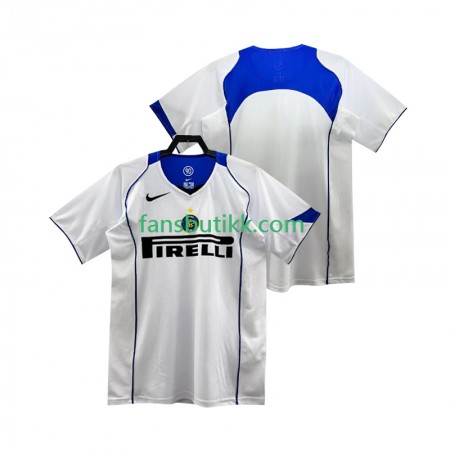 Fotballdrakt Inter Milan 2004 Retro Bortetrøye 2005 Kortermet